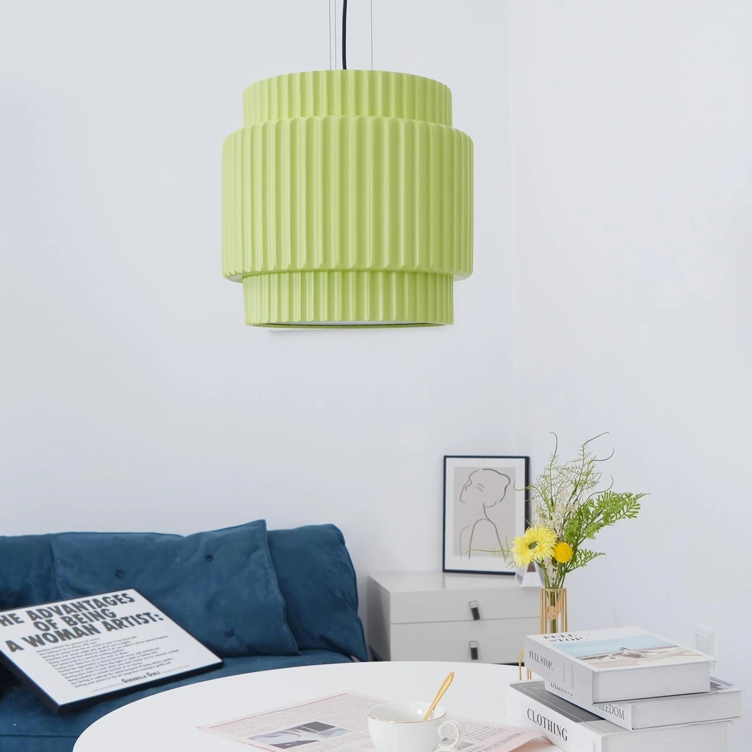 Nyla pendant light sloped ceiling adaptable, flexible installation steep roofline