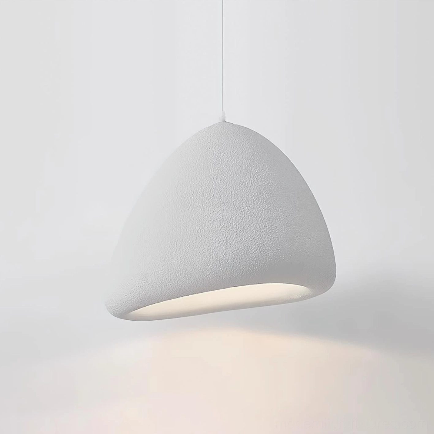 Odilia white dome pendant light - modern minimalist ceiling fixture