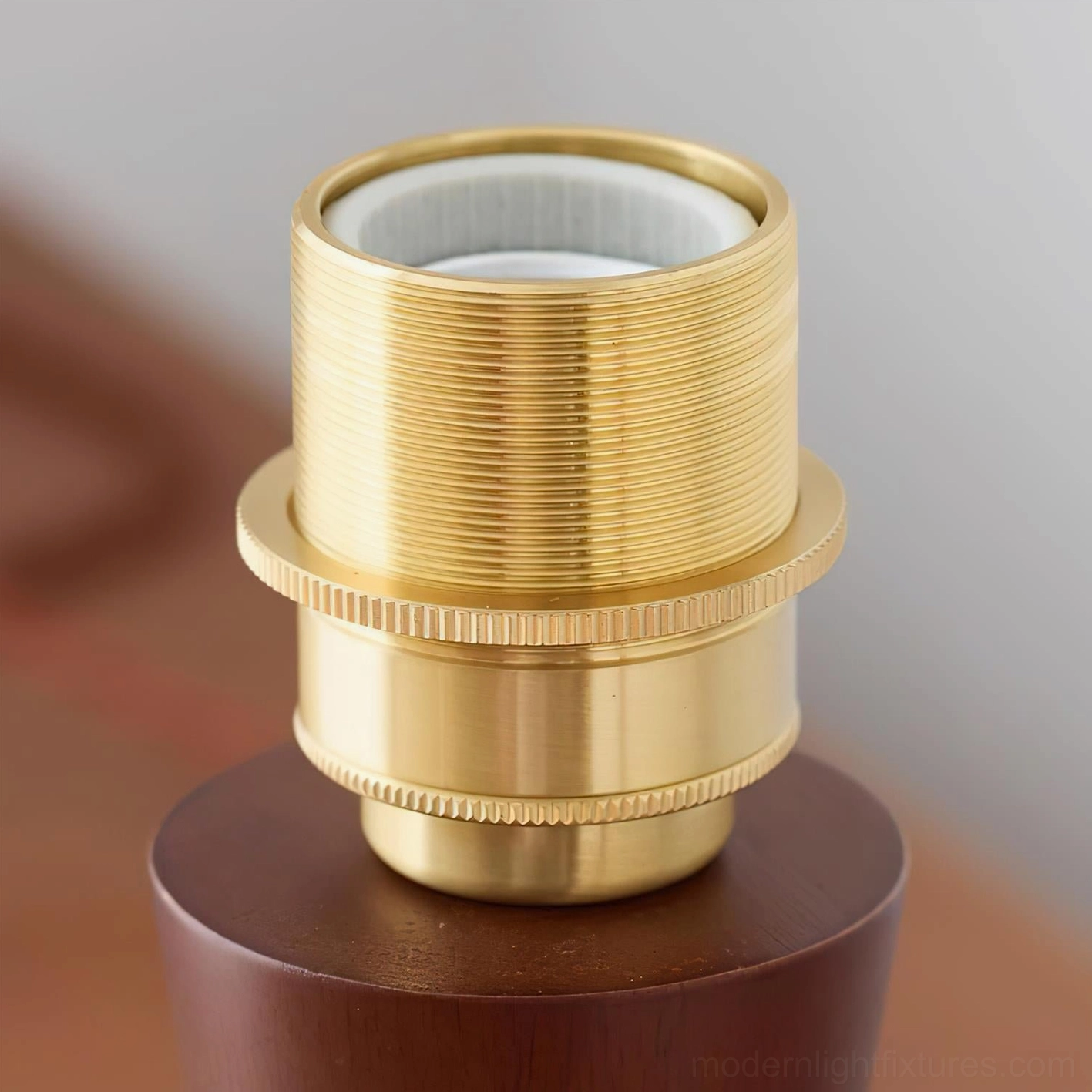 Onslow minimalist table lamp creating focal point in curated interior space, design styling