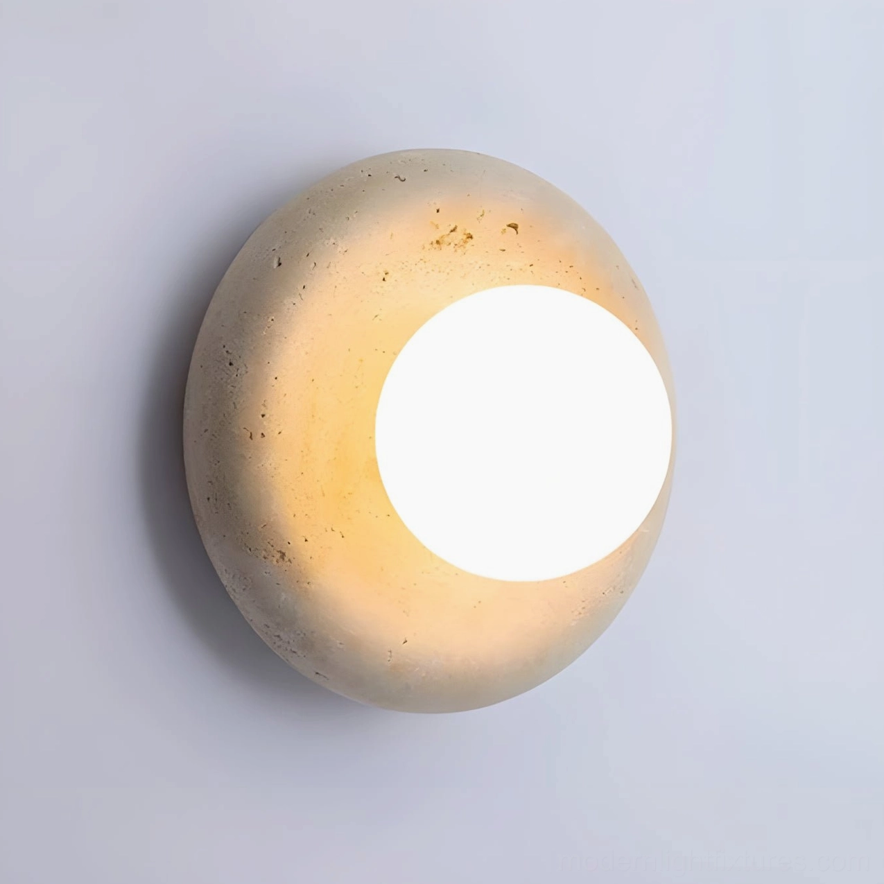 Orb wall sconce hardwired installation diagram and electrical connection specifications