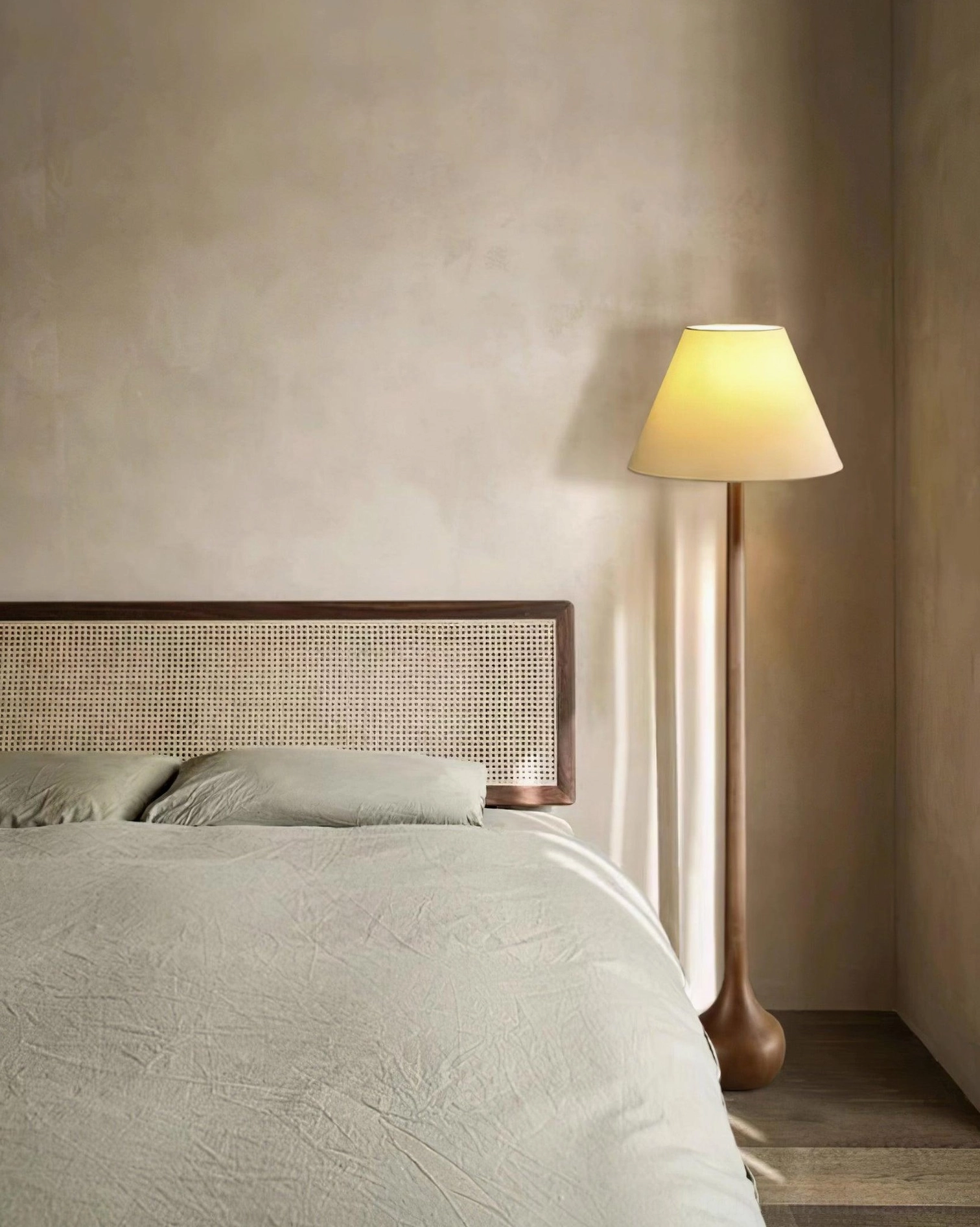 Osaka modern floor lamp functional foot switch control and long cord convenience feature