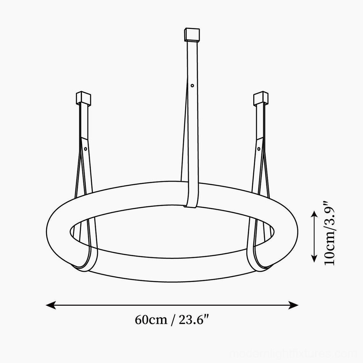 Oslo modern pendant light fixture in Scandinavian contemporary interior design setting with minimalist aesthetic