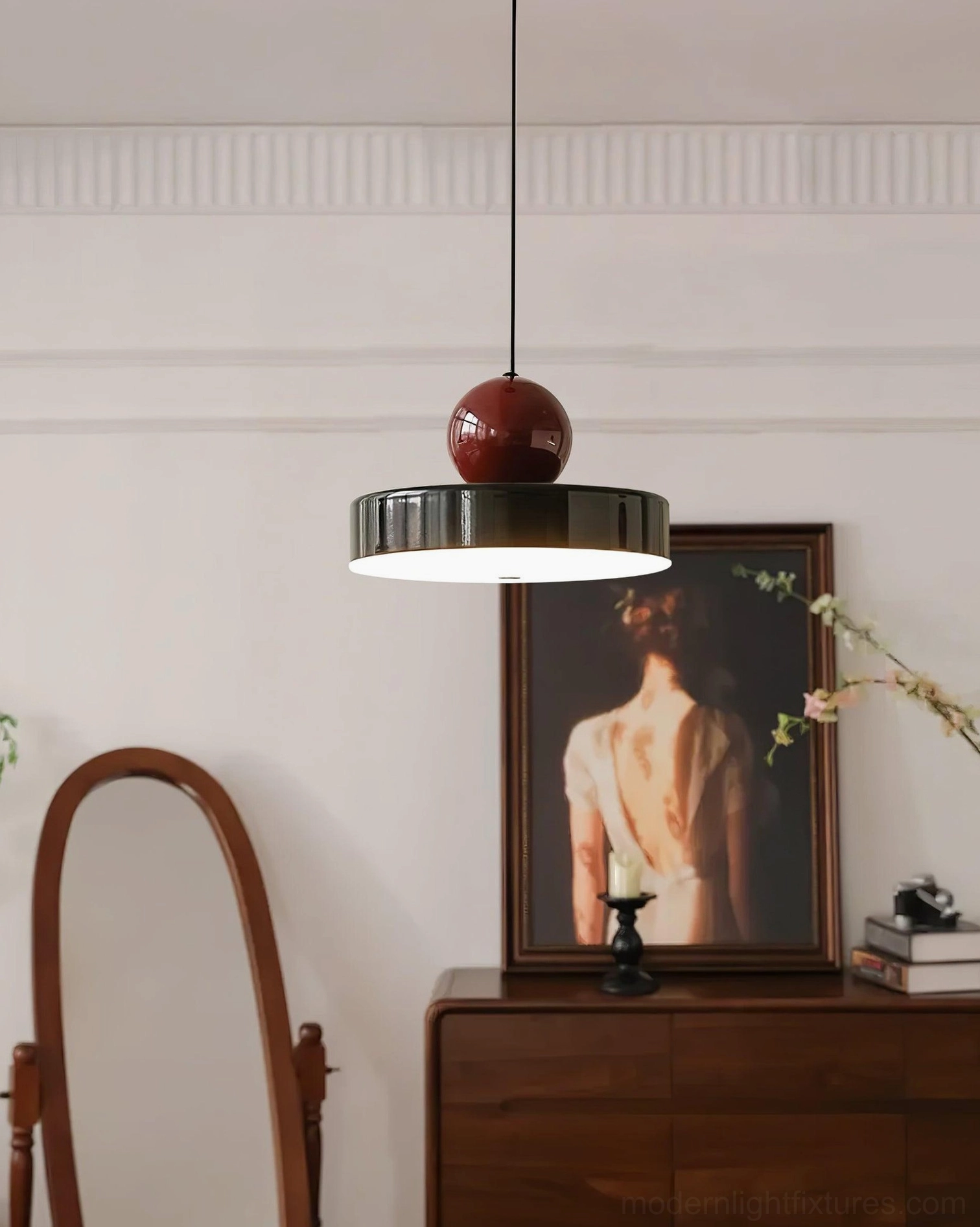 Pallade pendant lamp adjustable wire length customization for various ceiling heights