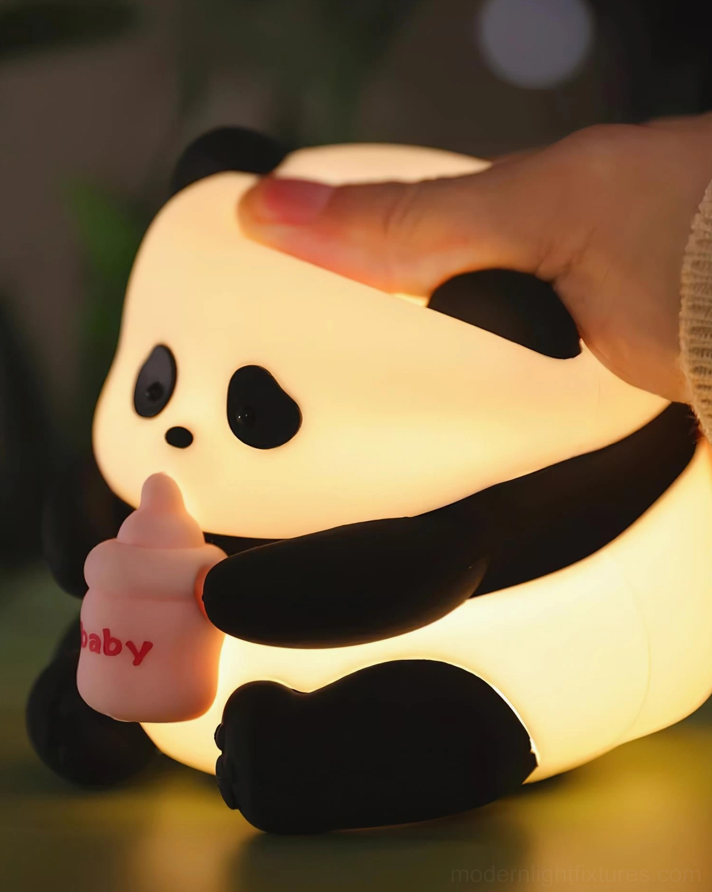 Panda night light circadian rhythm sleep support blue-light-free