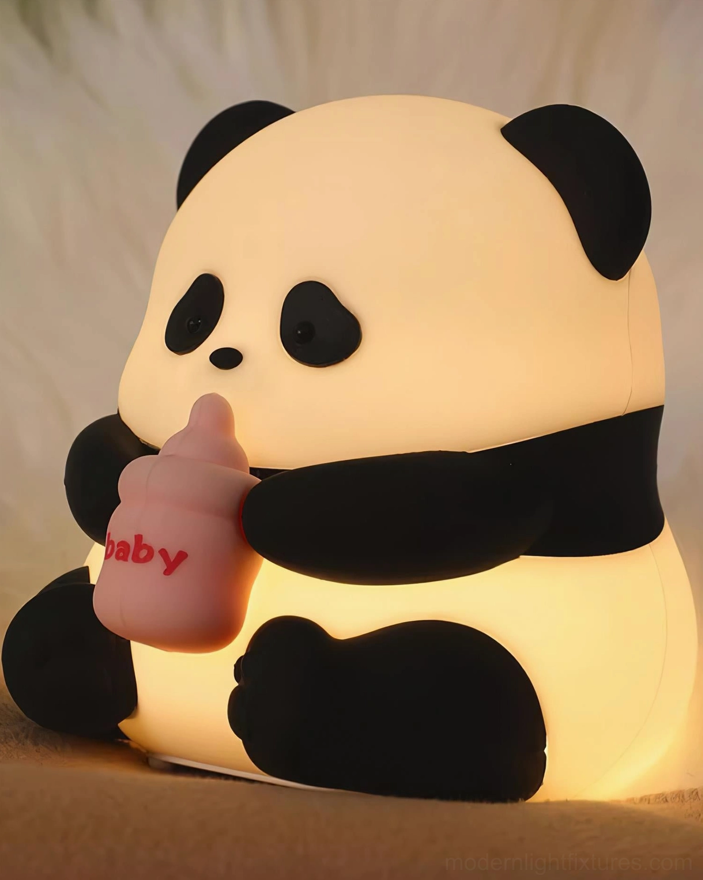 Panda night light conversation starter unique decorative accent