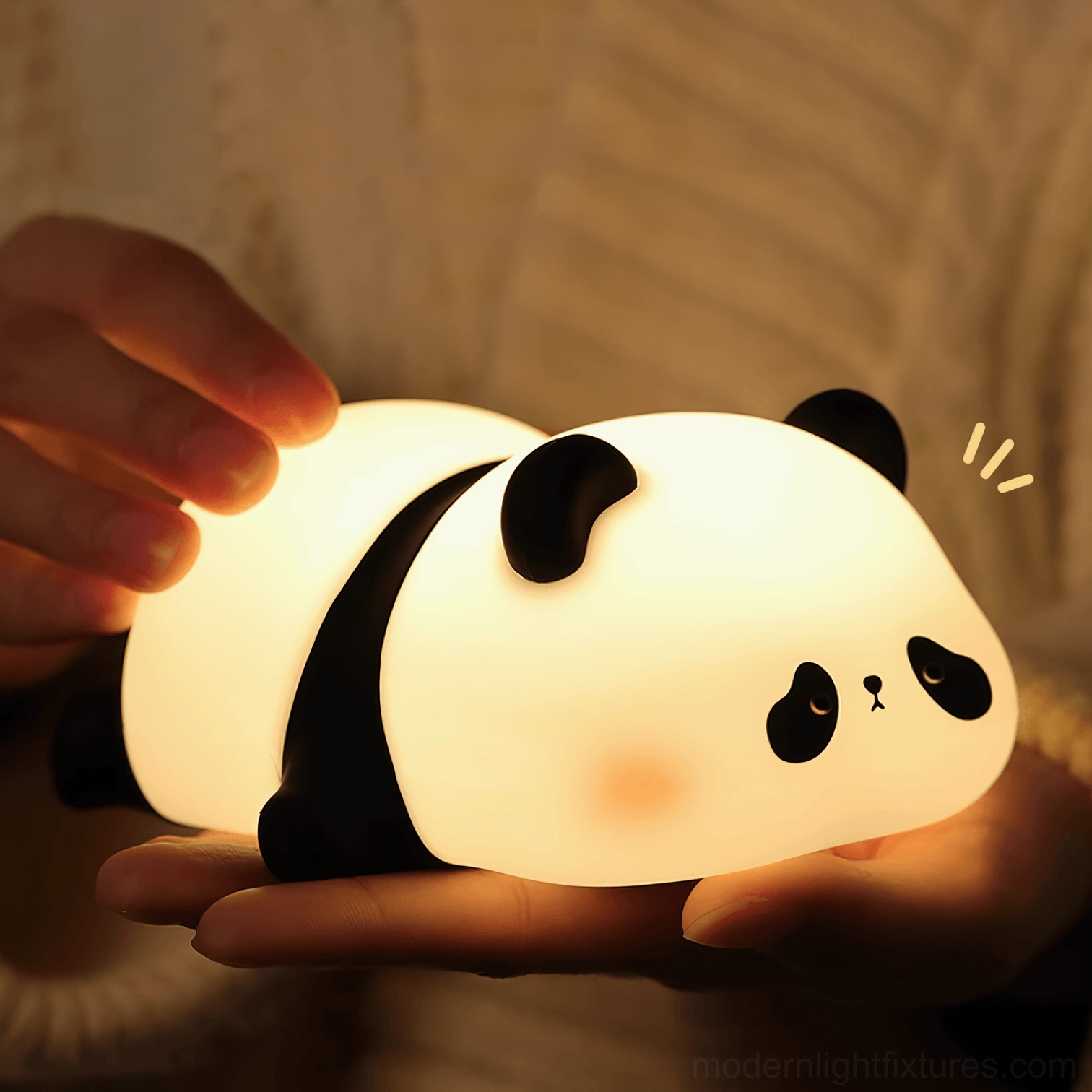 Panda night light creative spaces home office mood lighting ambient