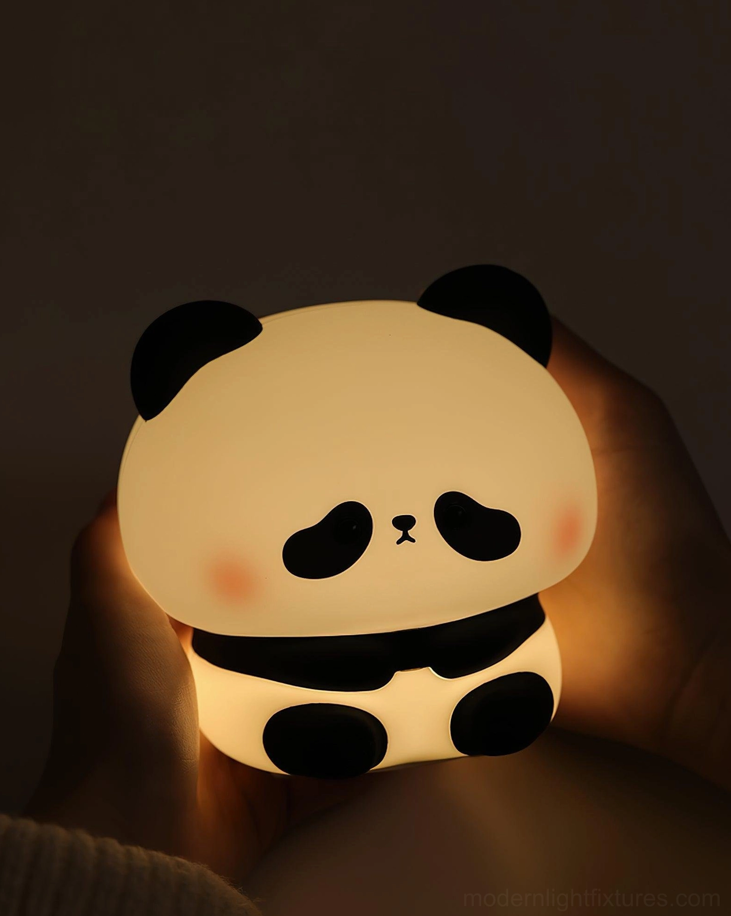 Panda night light multiple size options compact portable LED lamp