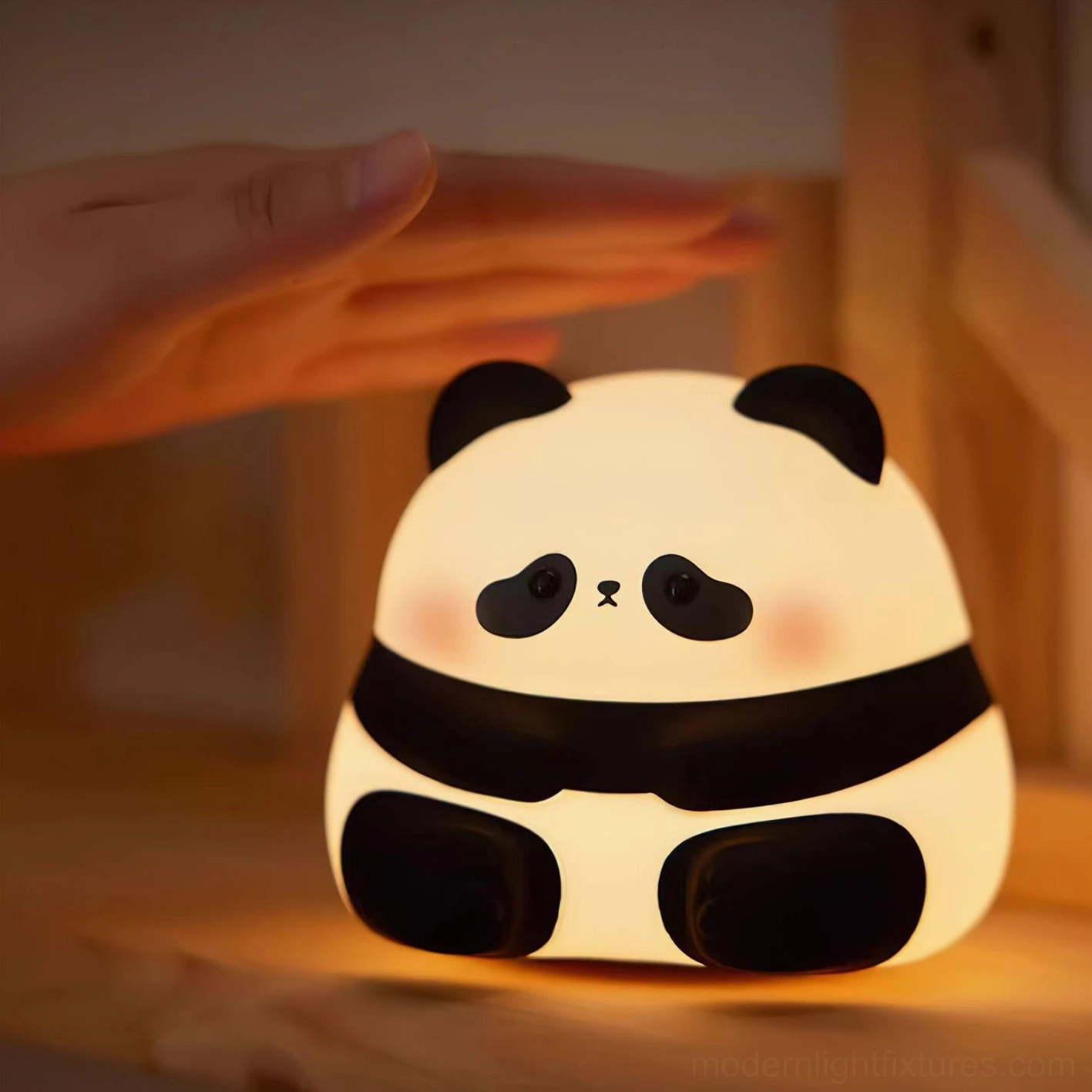 Panda night light sophisticated playful design whimsy meets function