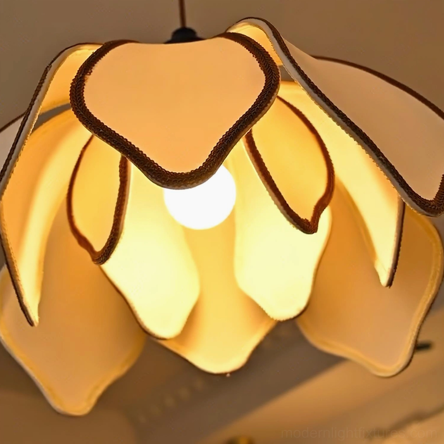 Pauline petal pendant light installation guide wire length adjustment ceiling mounting instructions