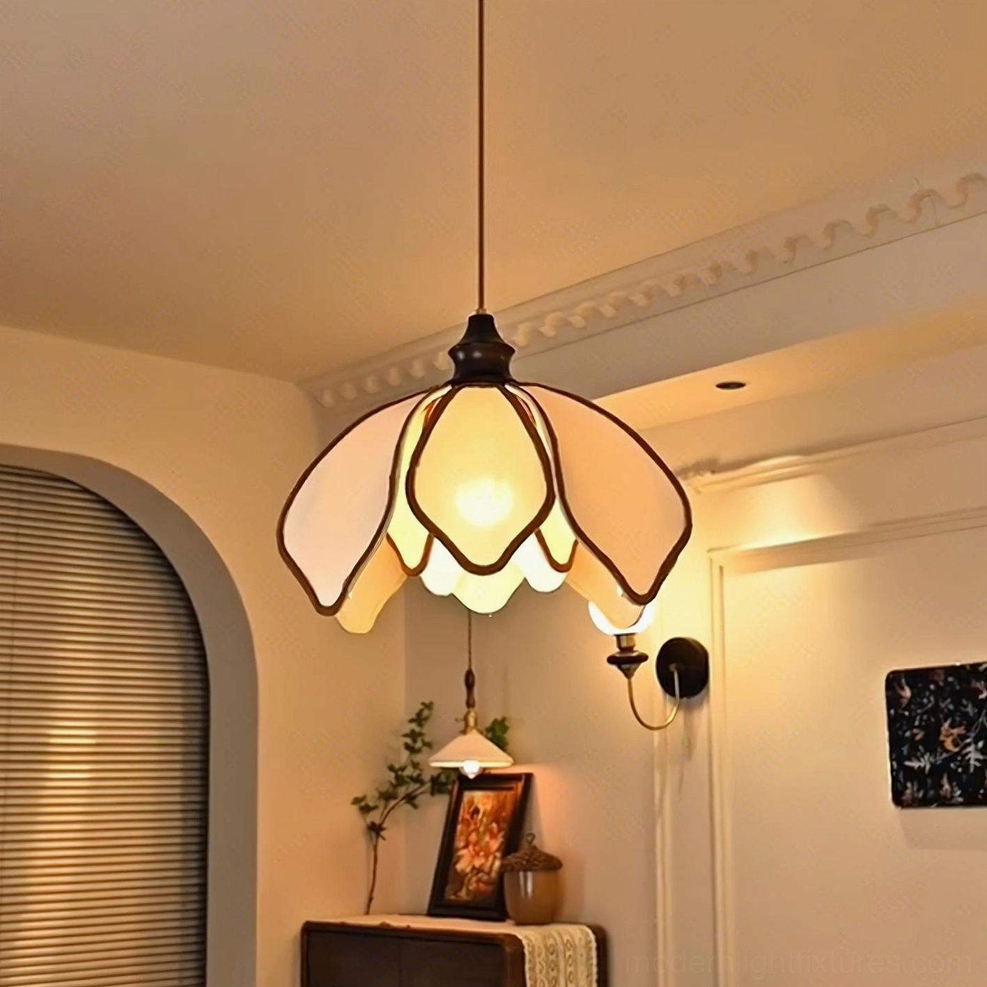 Pauline petal pendant light size comparison guide all four sizes 30cm 40cm 50cm 60cm specifications