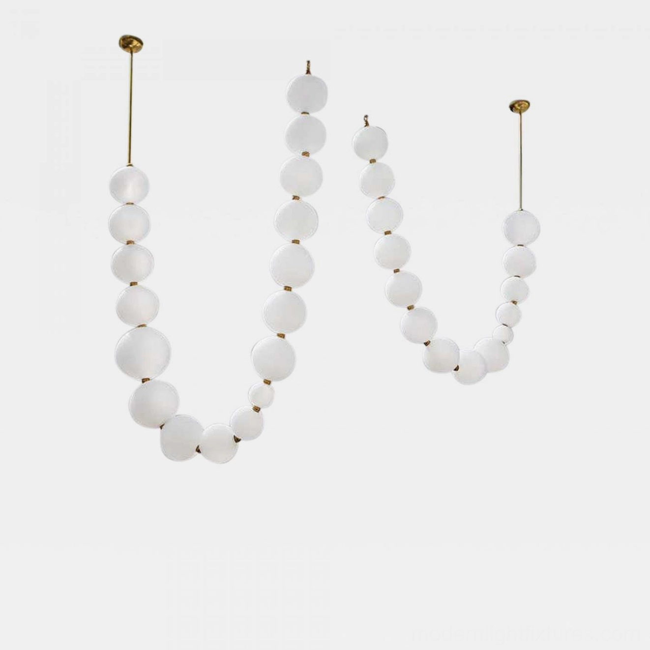 Modern pearl necklace pendant light compliant with North America Europe Australia Middle East