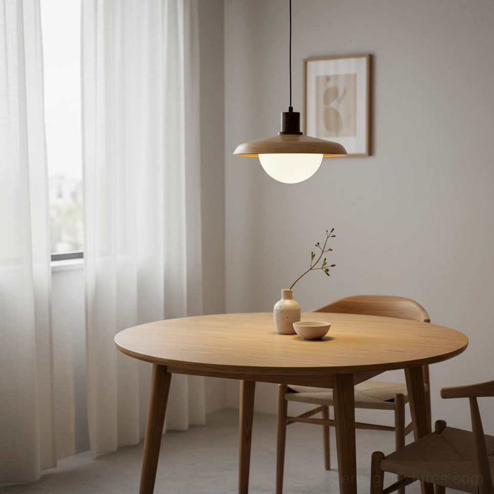 Adjustable cord pendant lamp showing hanging mechanism and frosted glass shade detail