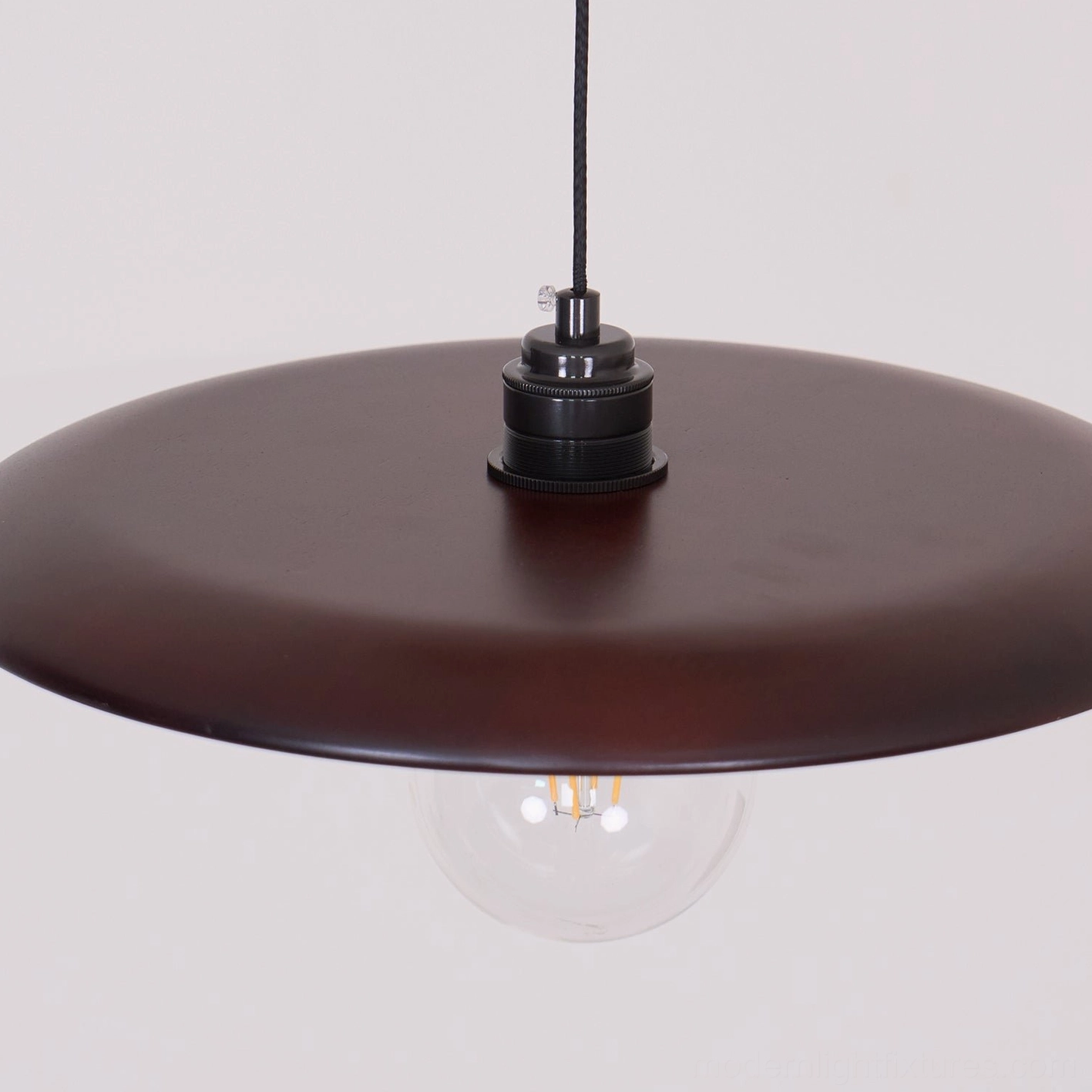 Carlyle pendant lamp color options comparison brass walnut and black