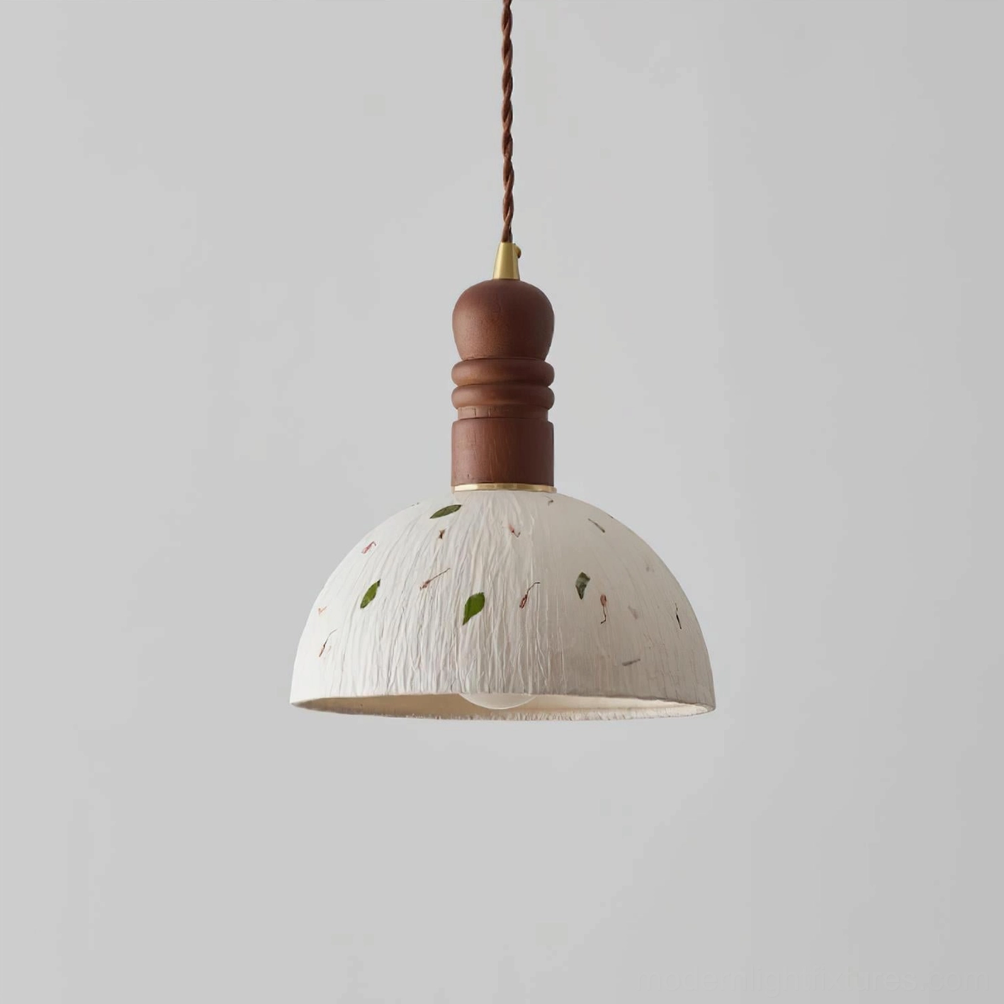 Three size options of dome pendant lights displayed, comparing small medium and large dimensions