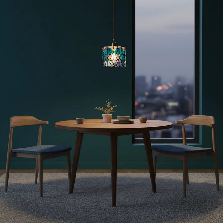 Tina pendant lamp wiring and E14 socket compatibility installation view