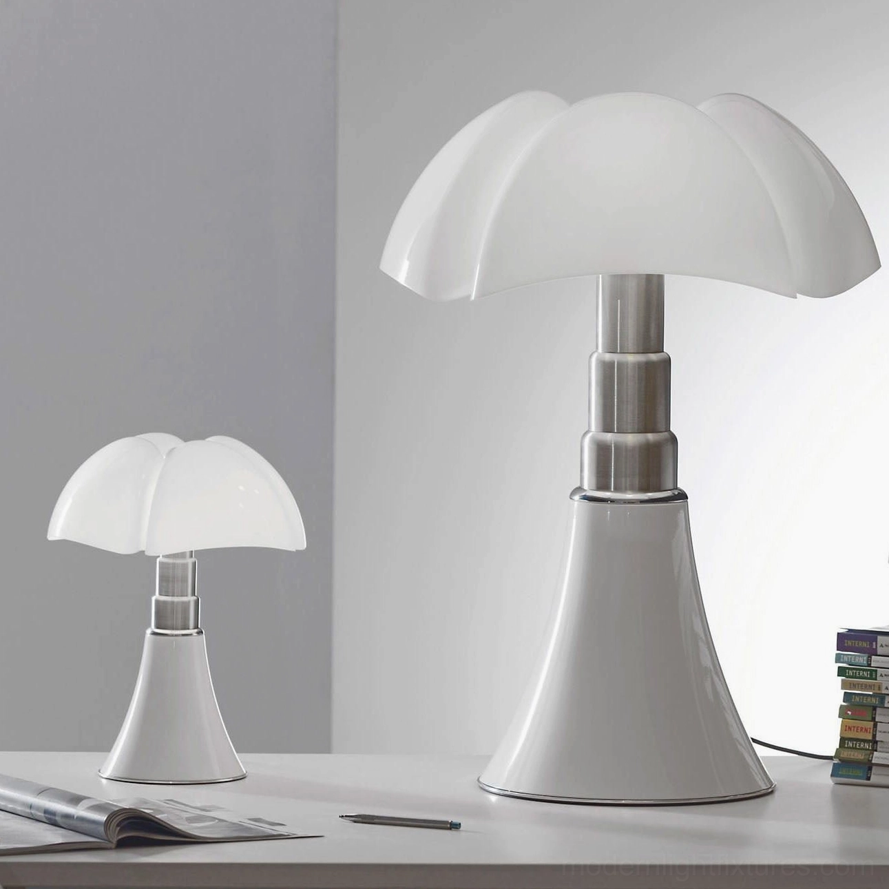 Petalica petal table lamp biophilic design nature-inspired geometry modern workspace home office lighting