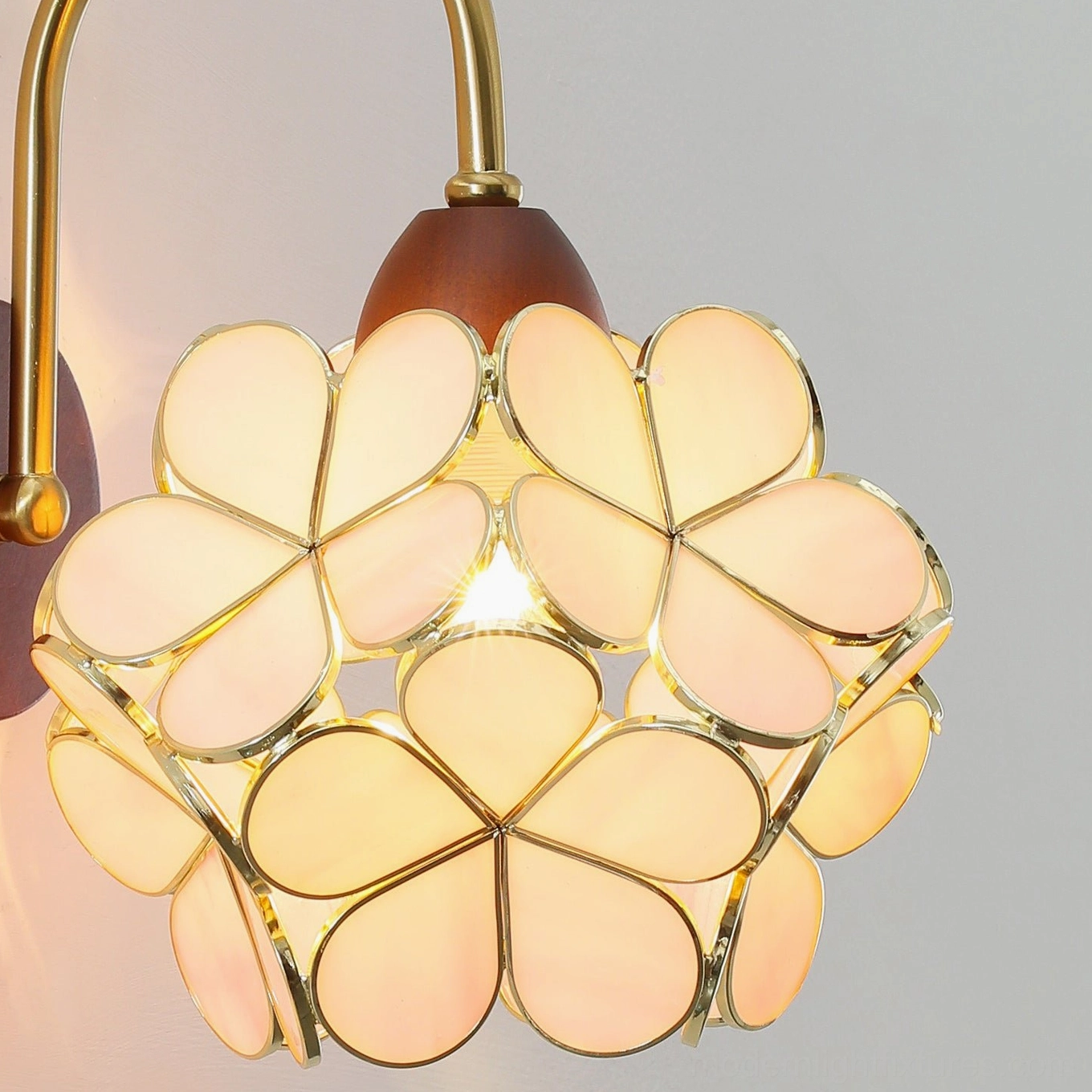Petalora wall sconce entryway hall lighting elegant guest welcome architectural accent