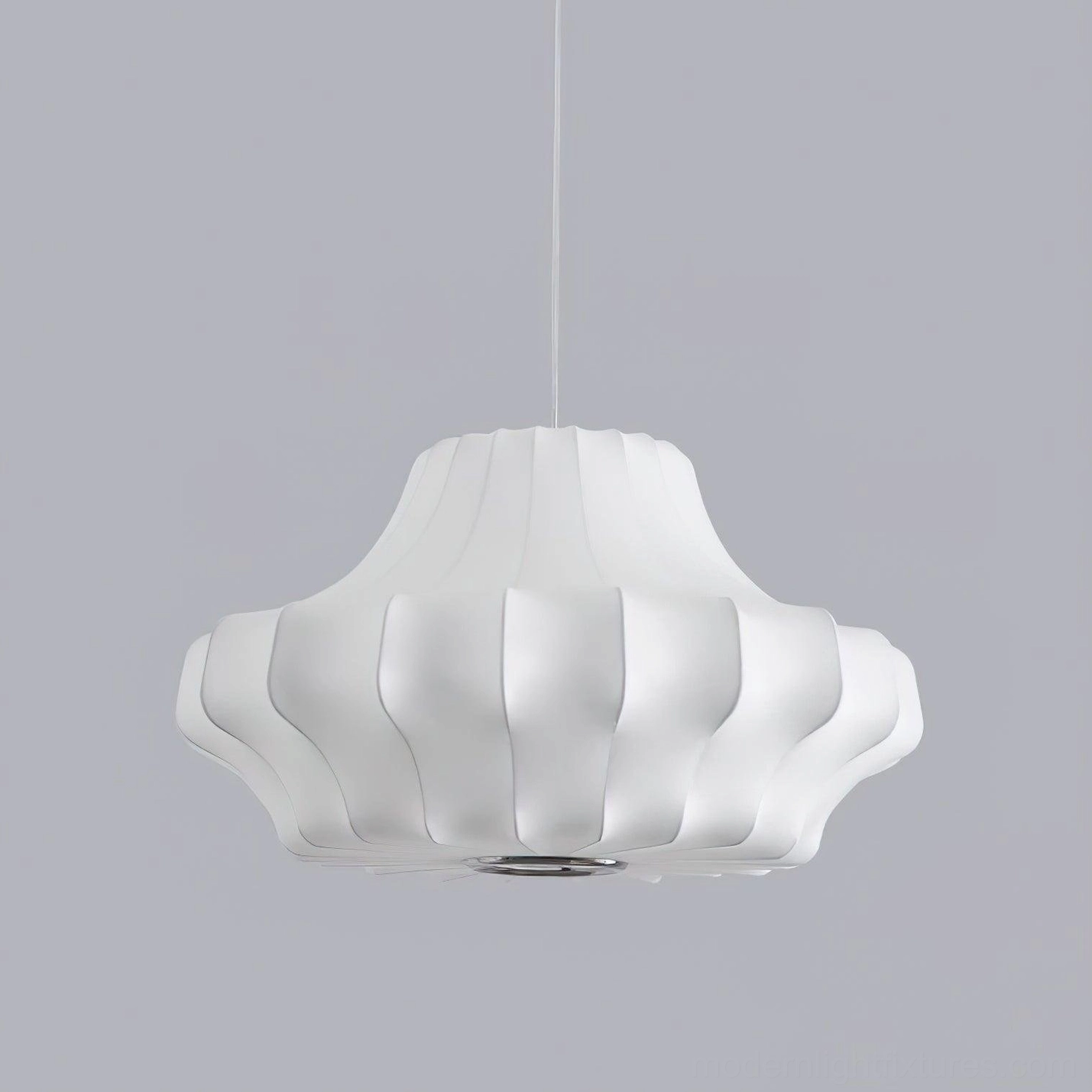 Phantom wave pendant clustered installation - commercial space dramatic impact
