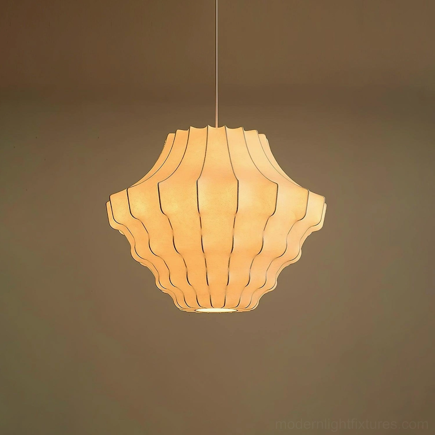 Phantom wave pendant light - Scandinavian bedroom ambient lighting design