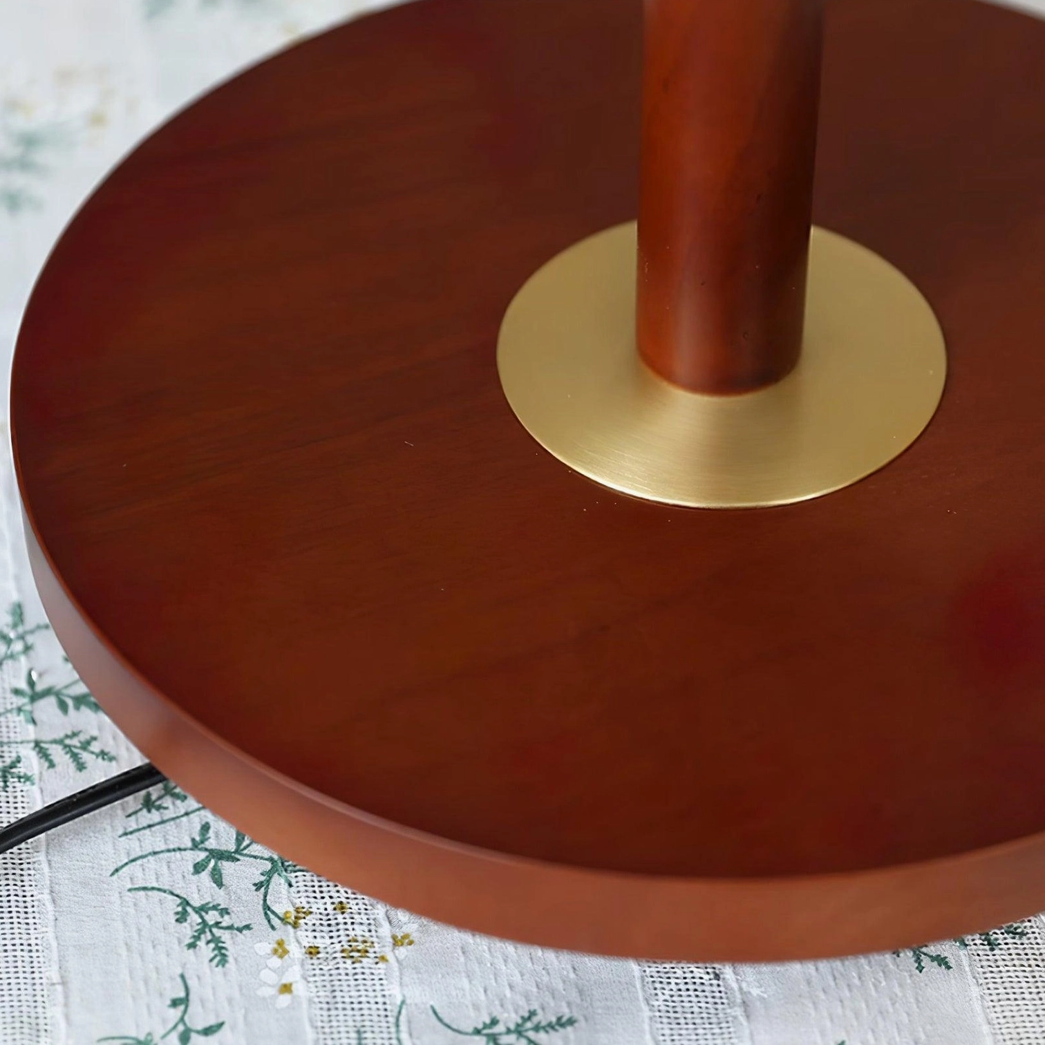 Vintage mid-century pleated floor lamp with foot switch control and extended cord