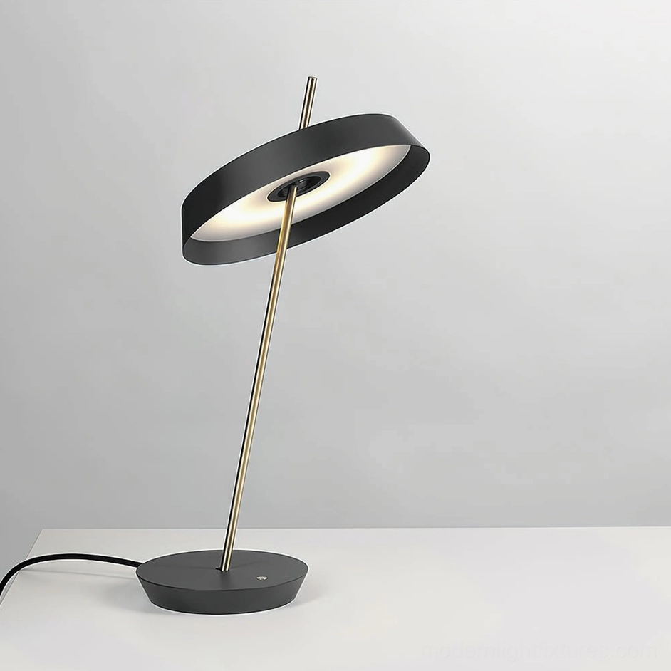 Poldina table lamp showcase multiple finishes including black white and beige color selections