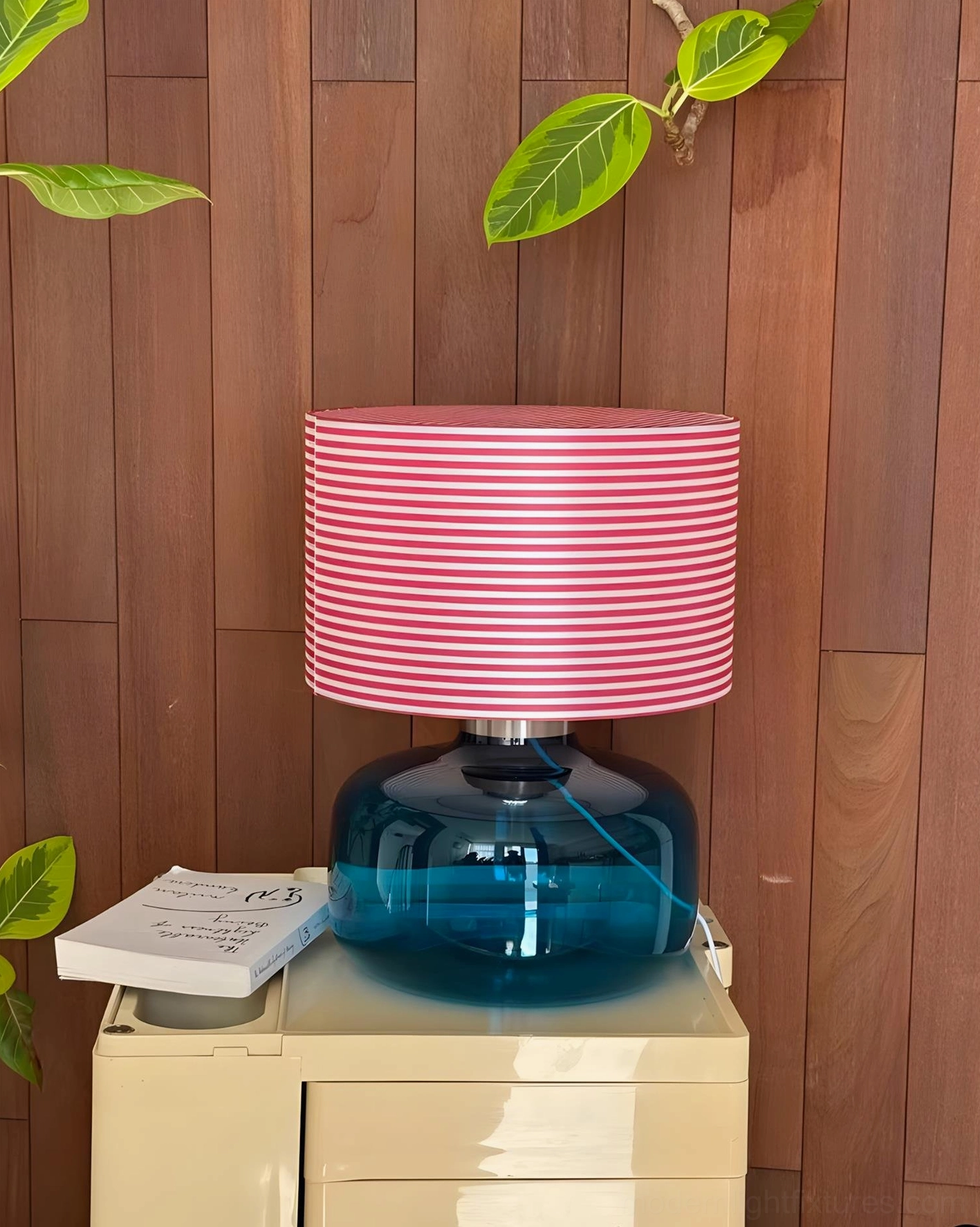 Popello colorful table lamp interior styling small bedroom nightstand accent lighting