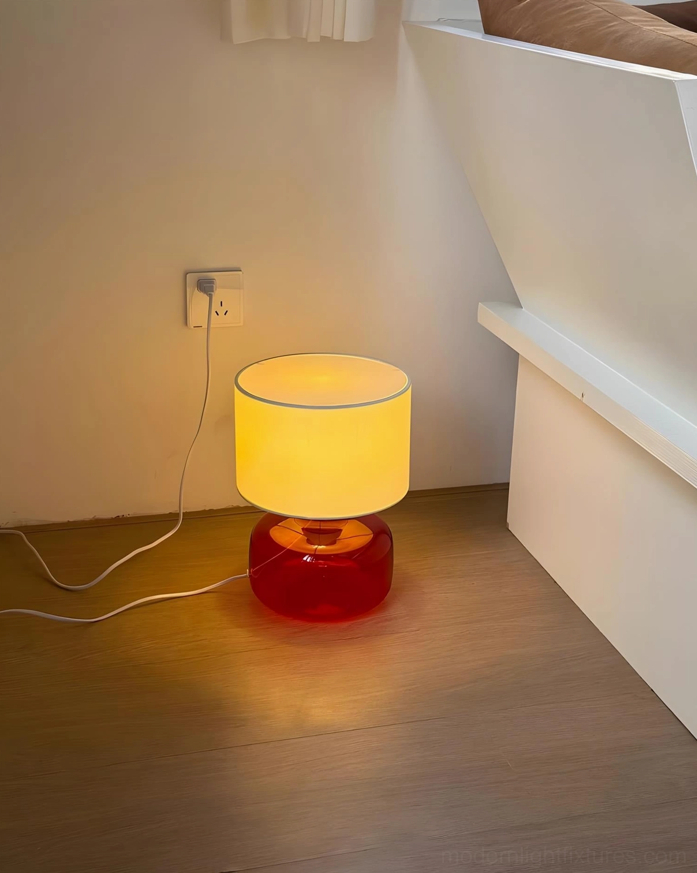 Popello modern table lamp reading corner living room relaxation ambient light design
