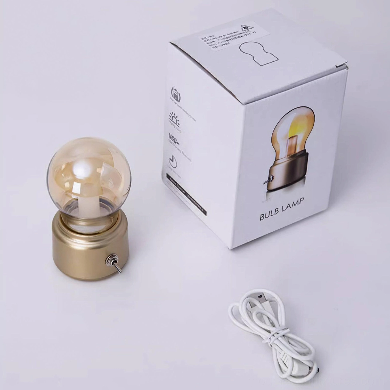 Small portable LED desk lamp studio apartment dorm room compact living solution