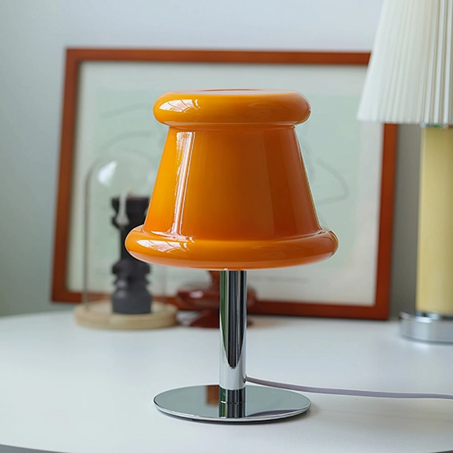 Pudding table lamp in home office interior design setup showing versatile modern lighting solution for workspace styling