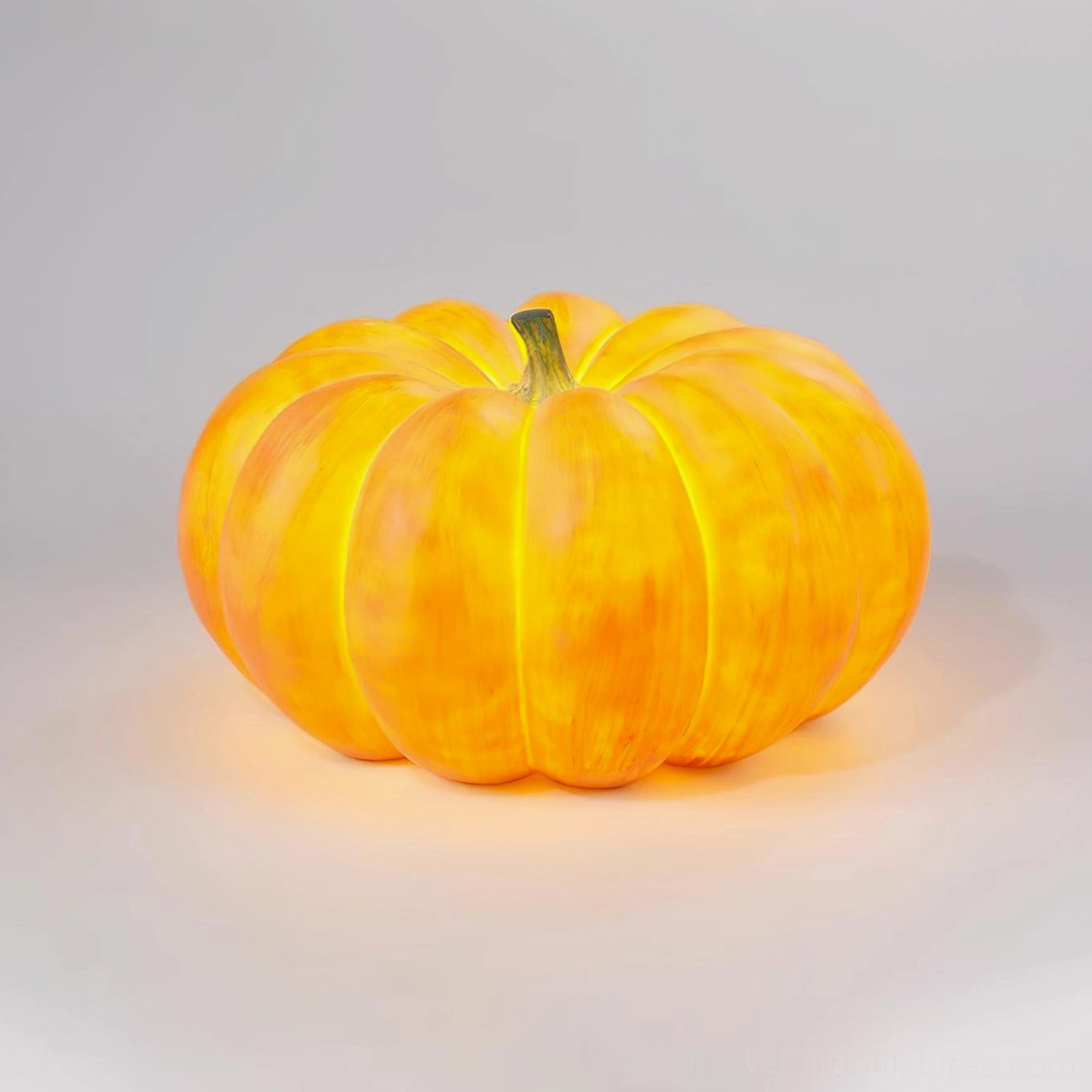 Large pumpkin table lamp conversation piece gallery quality statement lighting