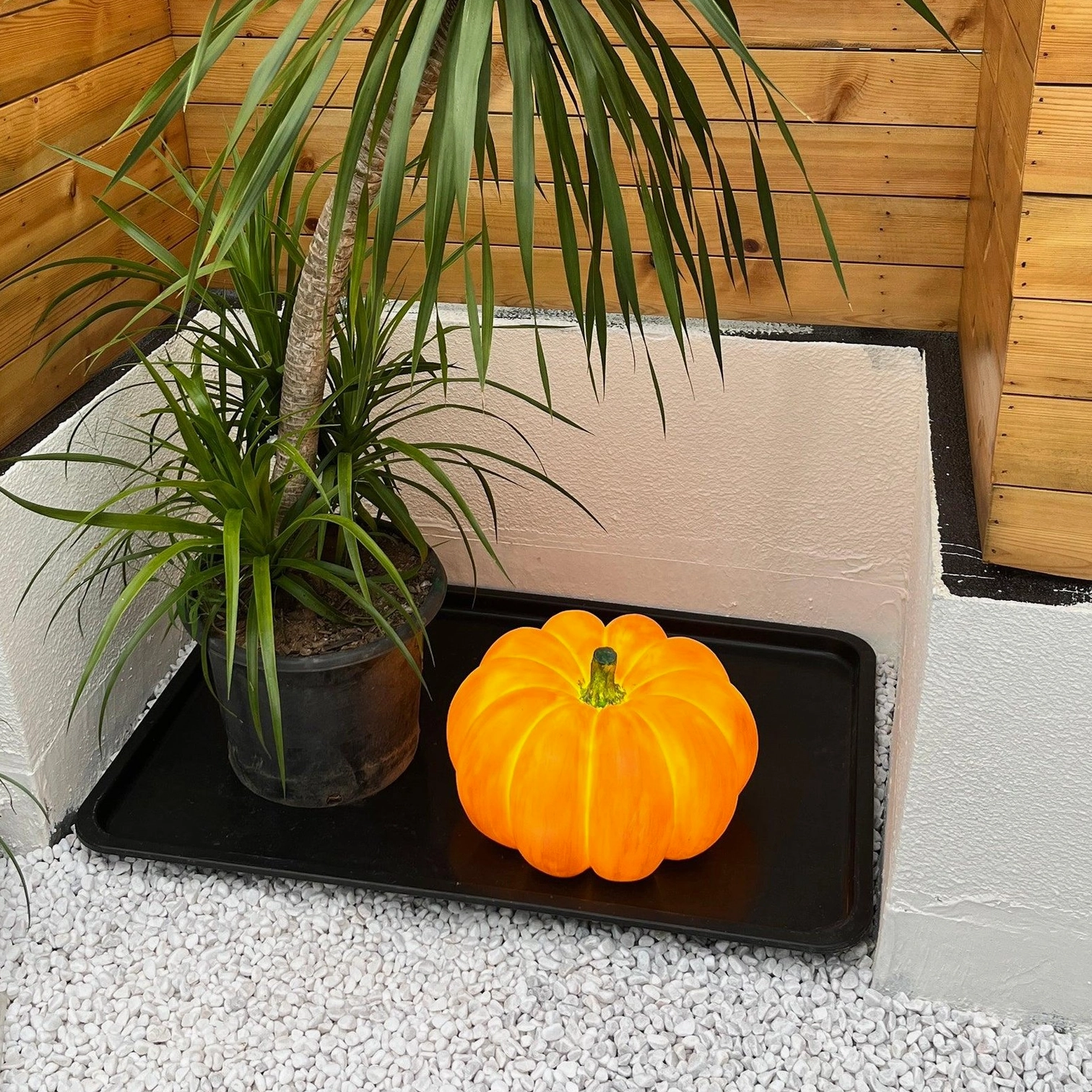 Waterproof pumpkin table lamp outdoor performance weatherproof durability test