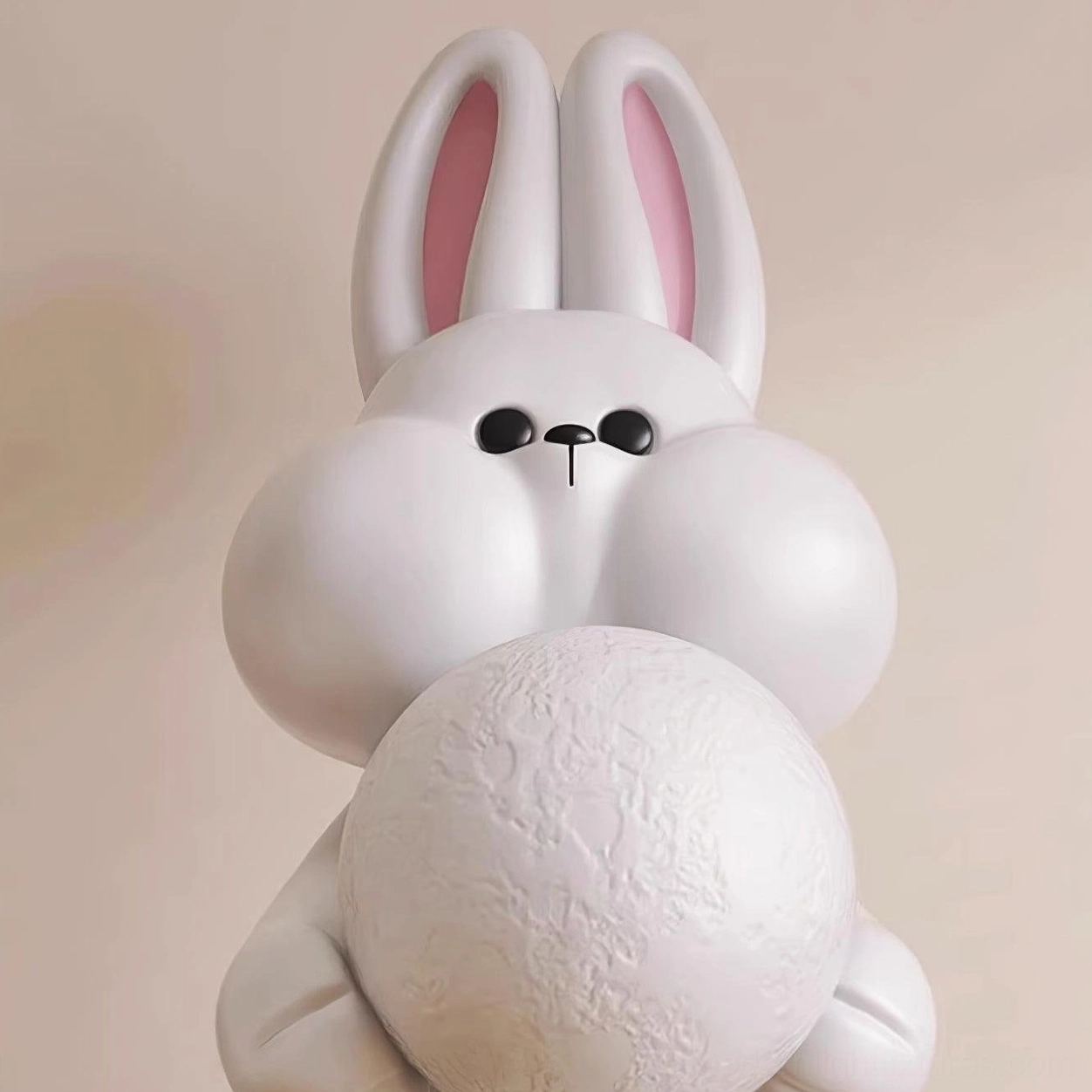 Creative studio rabbit floor lamp artistic inspiration whimsical decorative ambient work lighting
