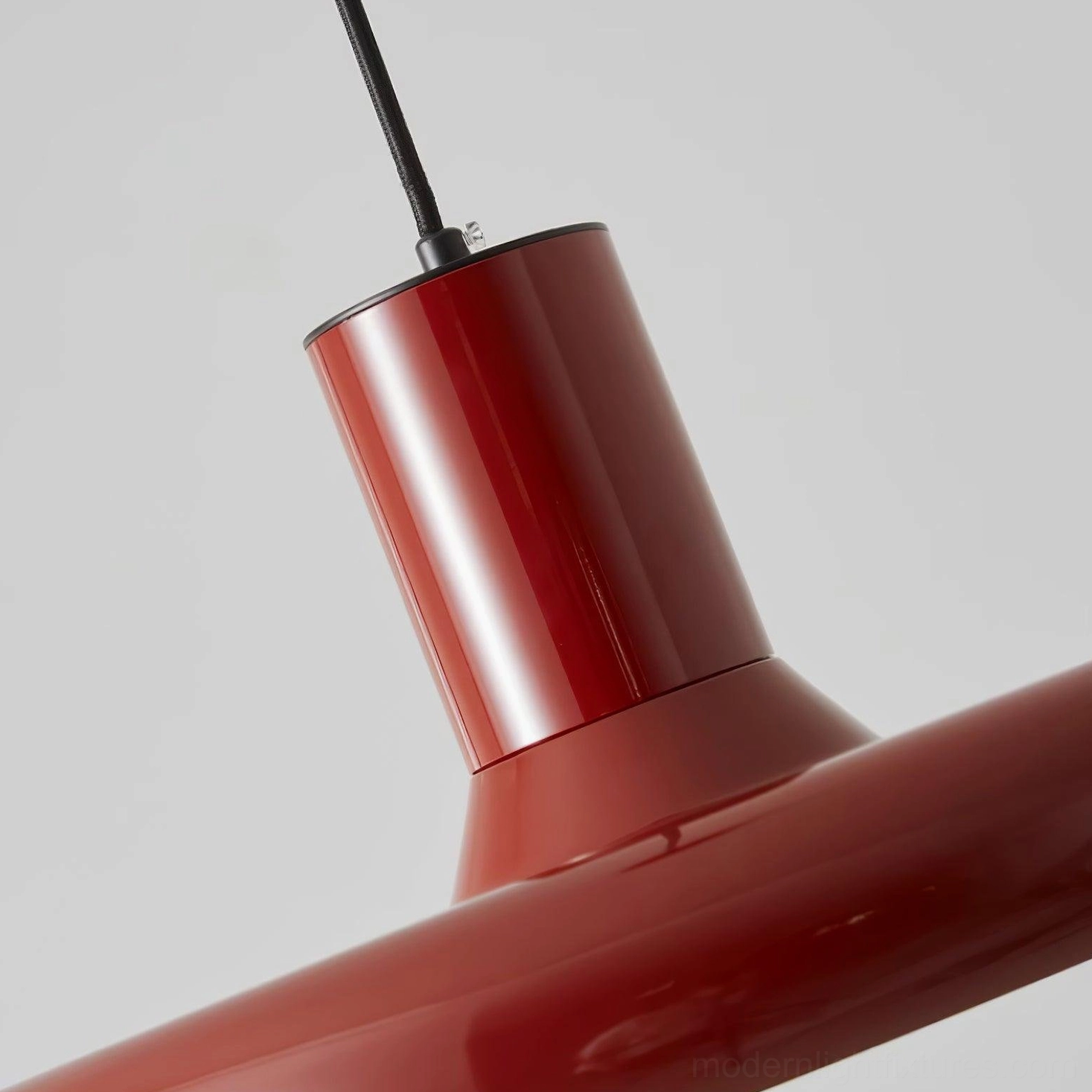 Red disc pendant light global voltage AC 110-240V universal compatibility feature