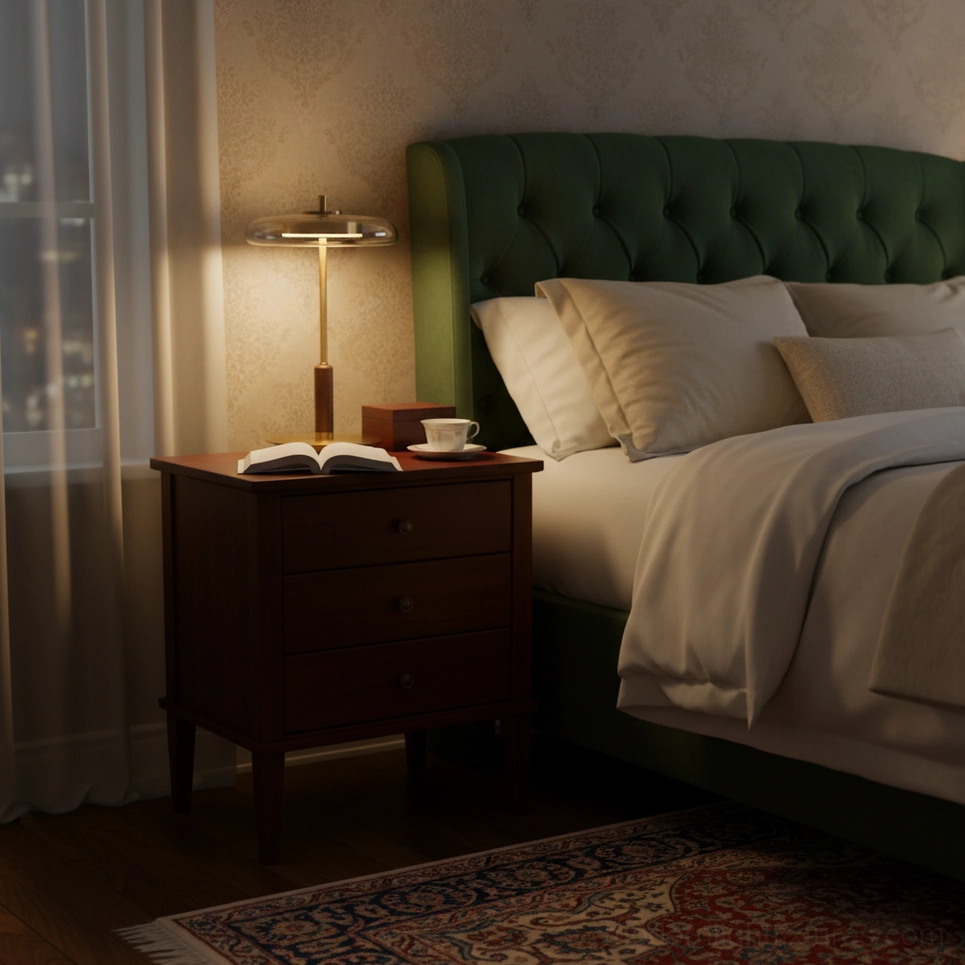 Redondo modern table lamp materials age beautifully over time