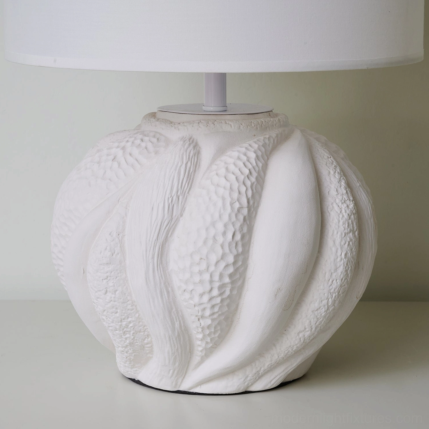 Remi table lamp warm light quality demonstration in contemporary interior space