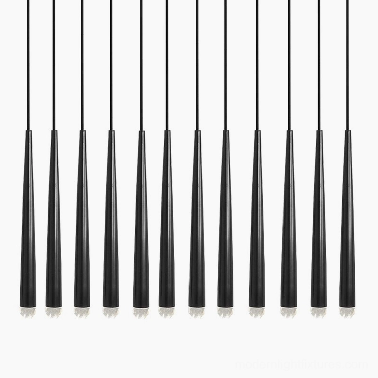 Renaie 12 Heads Brass Chandelier installed luxury dining room minimalist design
