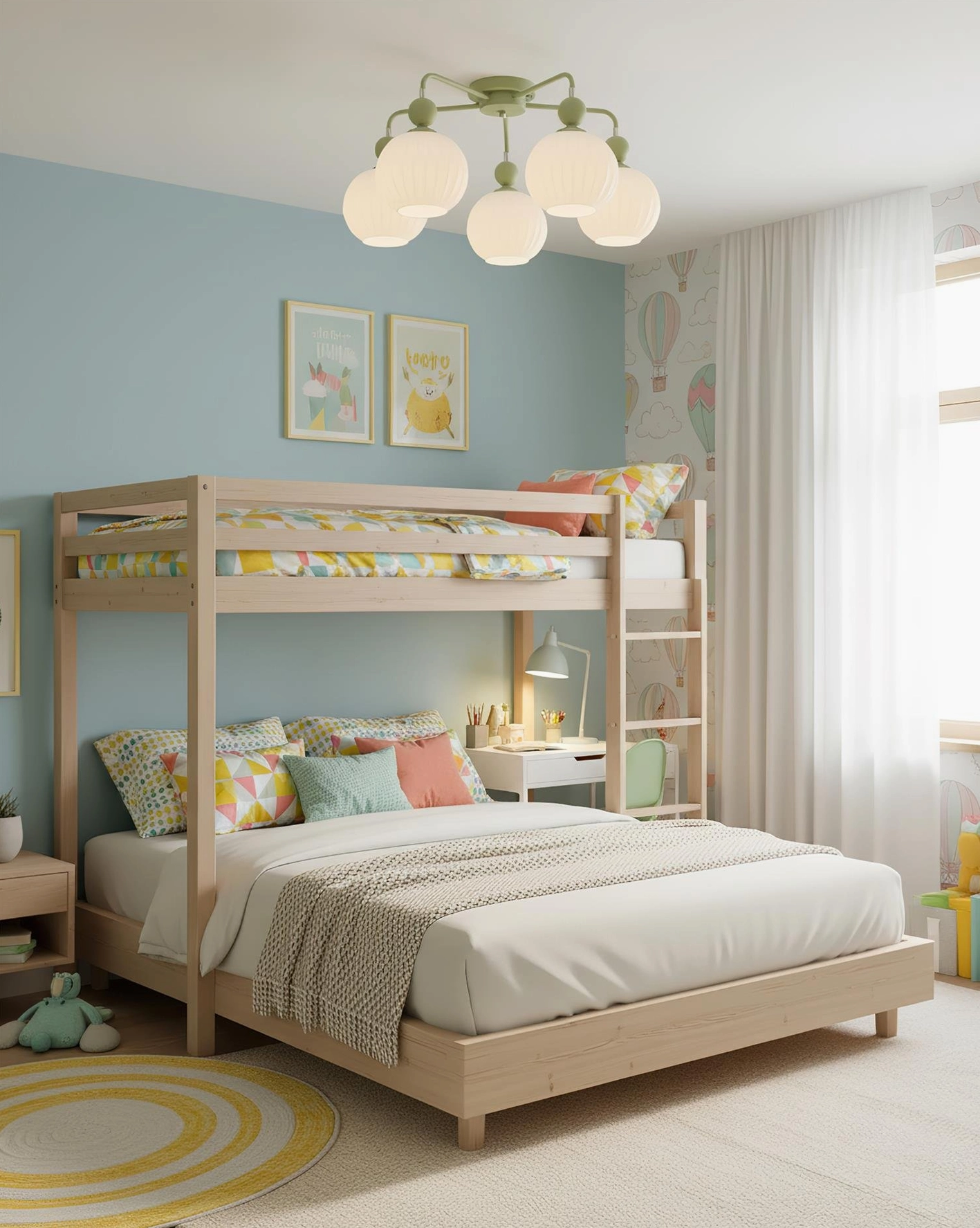 Renee semi-flush ceiling light with certified safety standards - North America Australia Europe Middle East