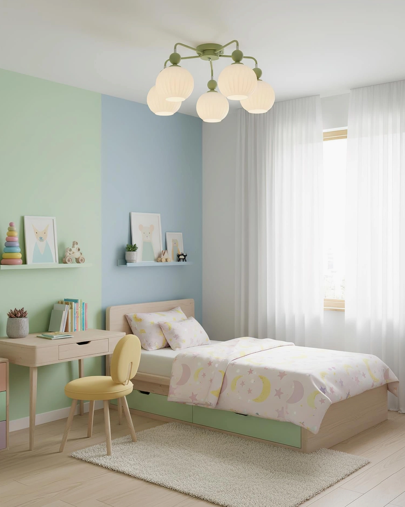 Renee ceiling light showing E26 E27 socket compatibility and LED bulb installation - electrical specifications
