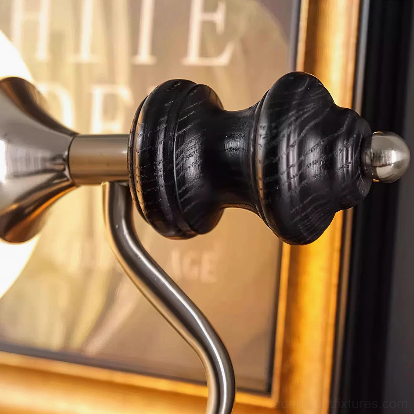 Retro pull-chain wall sconce with textured glass globe in home ambiance setting