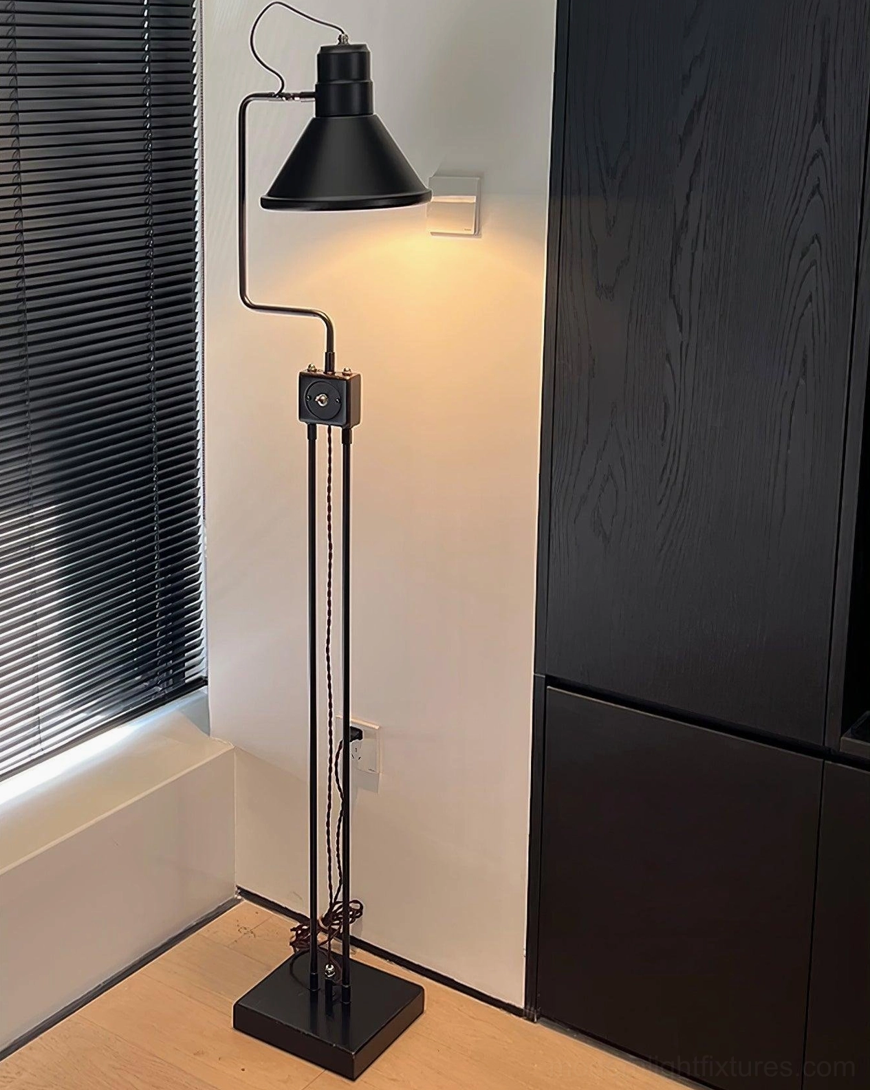 Retro floor lamp Scandinavian minimalist interior design complement