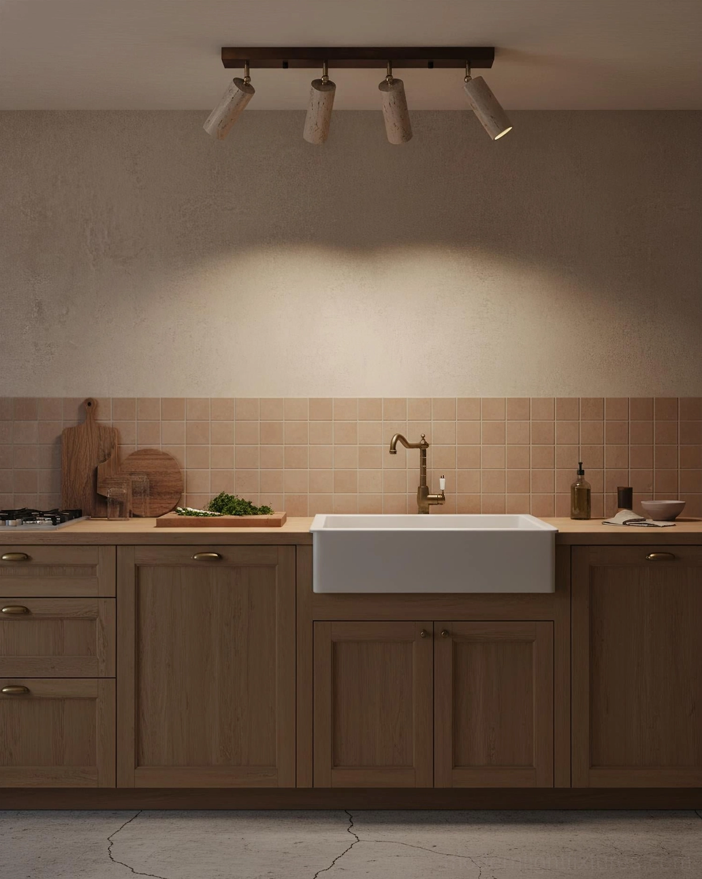 Ricerca track light showing E26 E27 socket compatibility and dimmer-ready electrical specifications