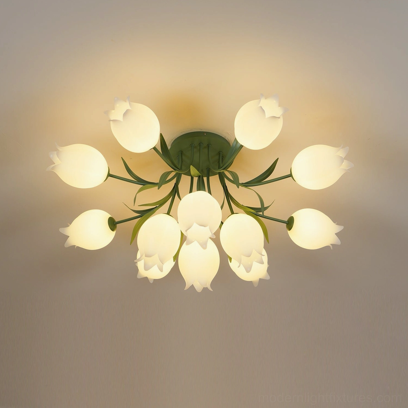 Ricko ceiling light product family all sizes - 3-head 9-head 12-head configuration comparison