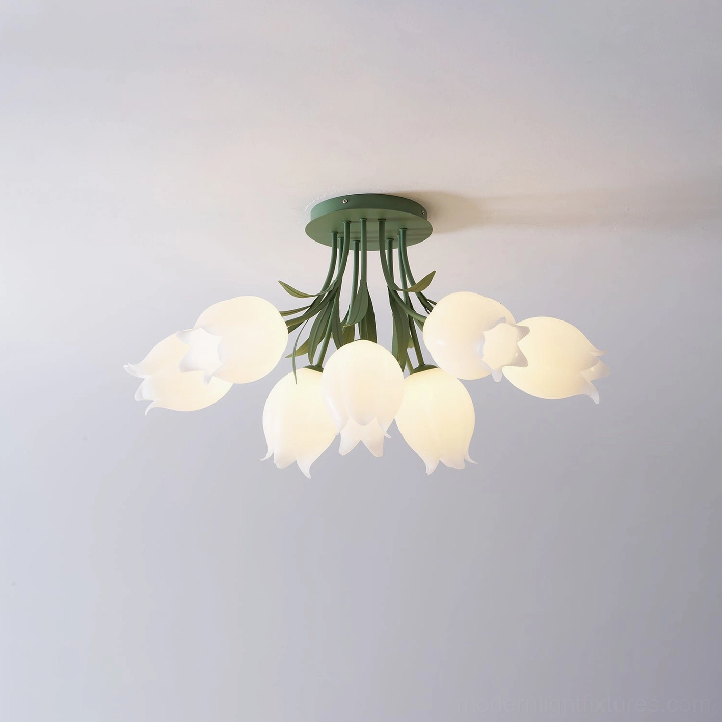 Ricko ceiling light quality craftsmanship - hand-cut acrylic construction detail fine materials