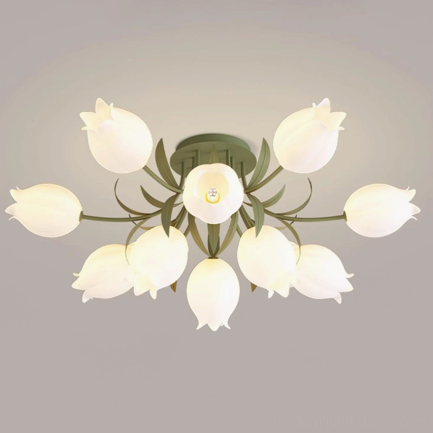 Ricko ceiling light fixture specification sheet - technical dimensions and installation requirements