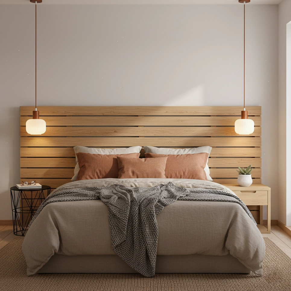 Rime frosted glass pendant lamp with adjustable suspension cord in minimalist interior setting