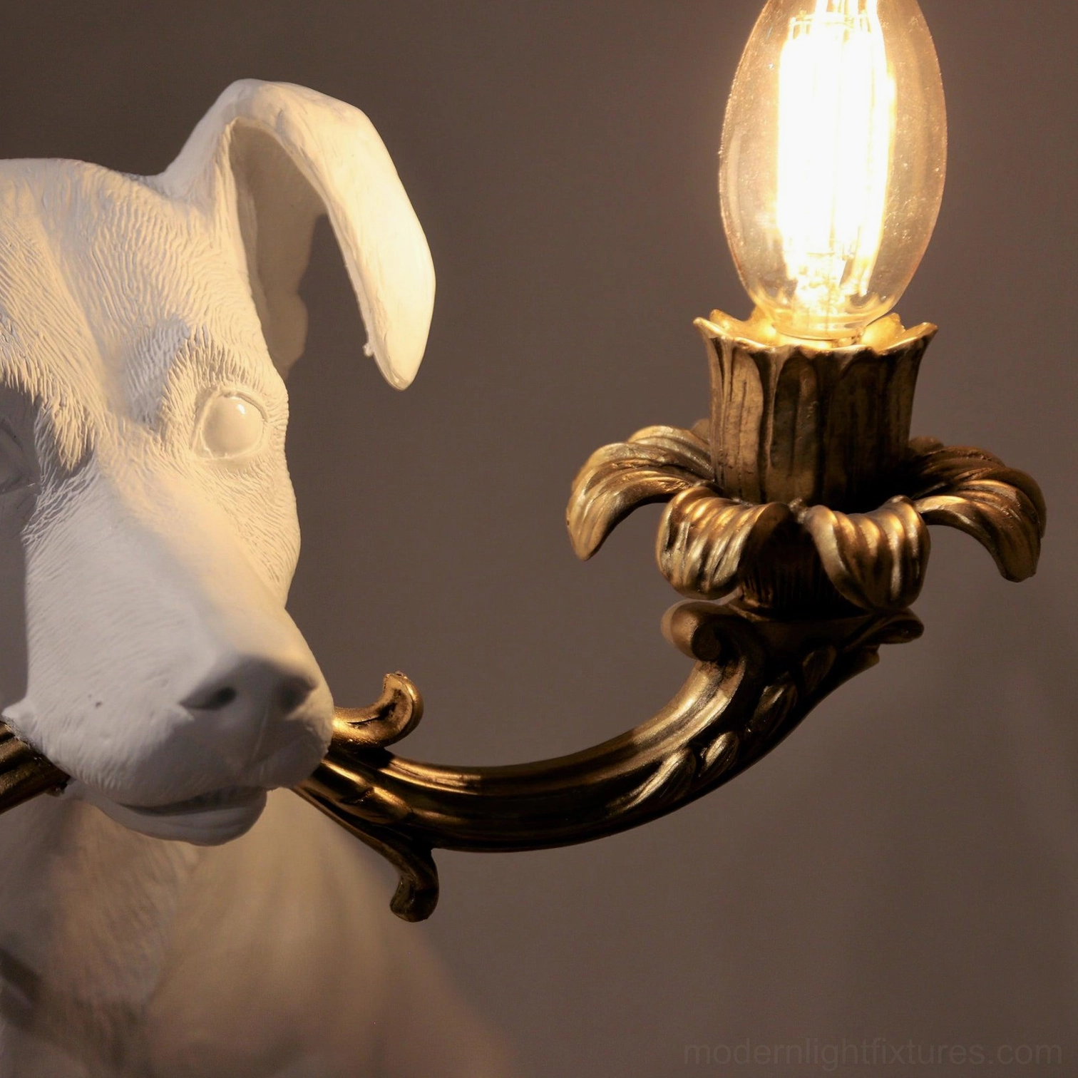 Rio dog table lamp modern home, decorative dog-shaped light fixture, contemporary interior design table lamp