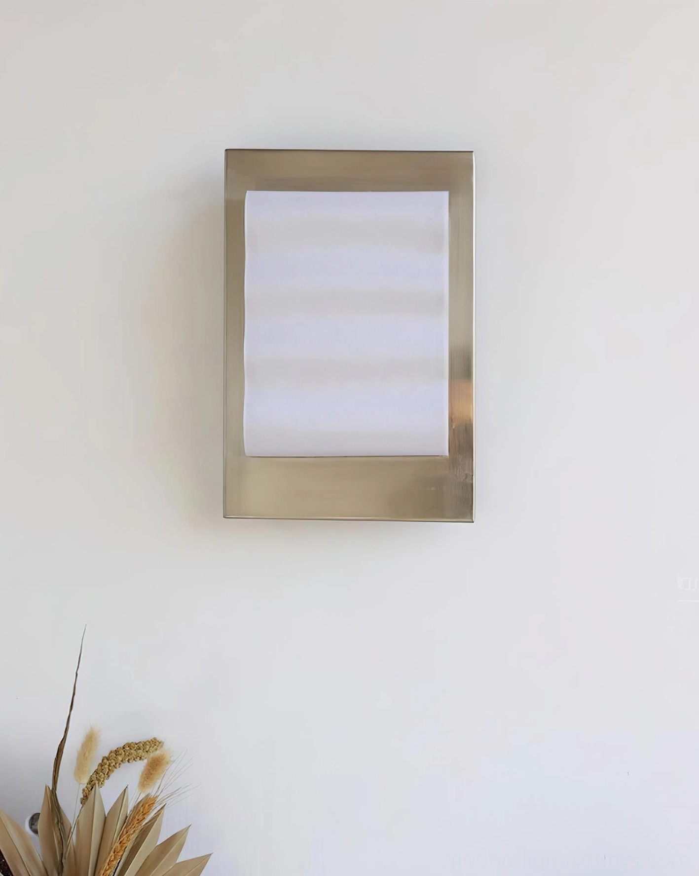 Modern ripple edge wall sconce architectural product shot showing sculptural wavy shade design