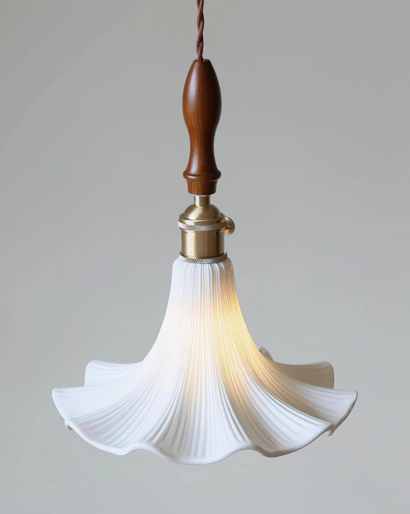 Florin Ripple pleated ceramic pendant light product comparison showing multiple size options and scale references