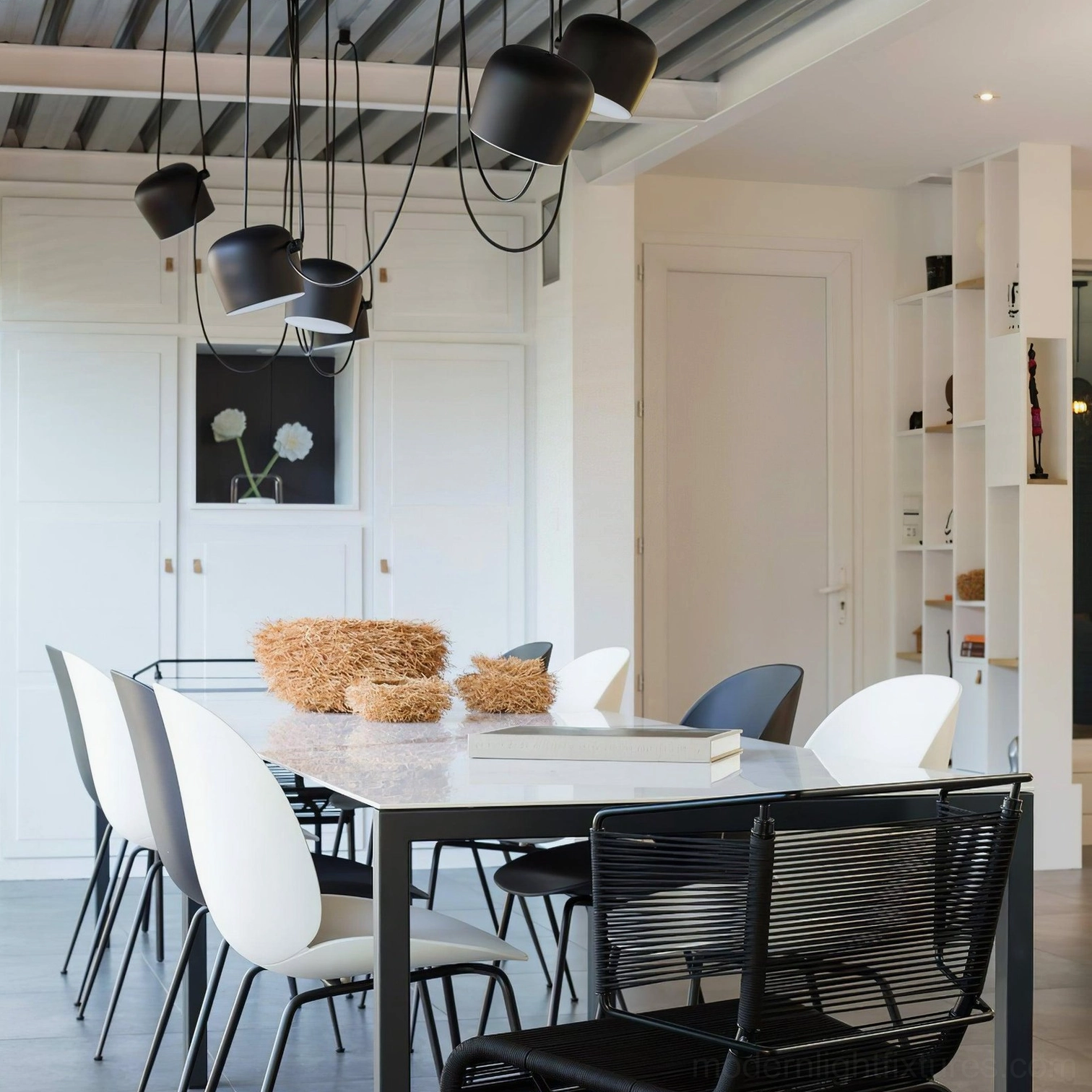 Ronan pendant light industrial modern design open-plan living space