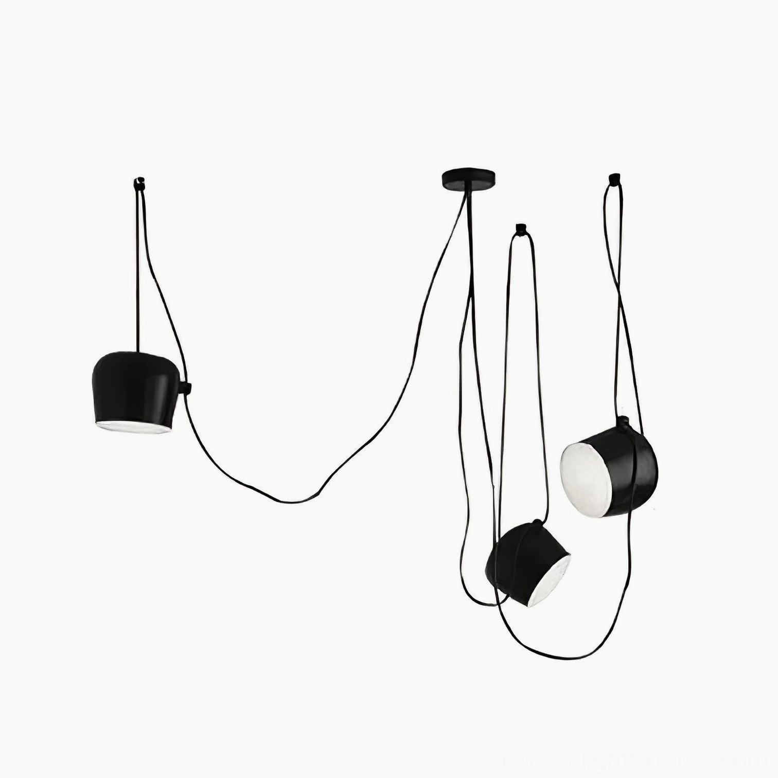 Ronan three-head pendant light arrangement Scandinavian modern space